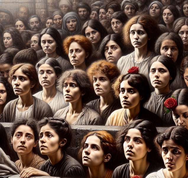 Imagen de Las Trece Rosas, mujeres fusiladas durante la Guerra Civil en España, en el artículo que explora las circunstancias de su ejecución.