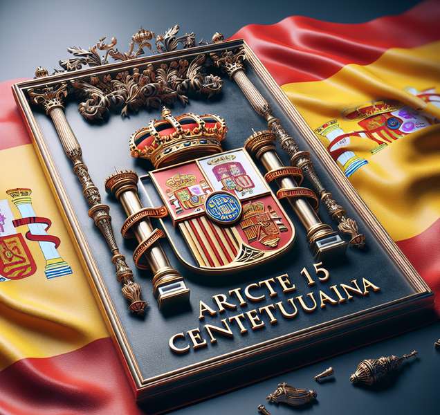 Imagen ilustrativa del artículo 155 de la Constitución española con una representación visual clara y concisa.