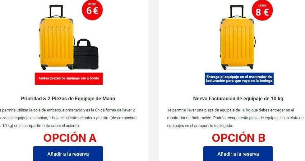 guia de facturacion de maletas en aerolinea de bajo costo
