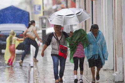 lluvia intensa y persistente