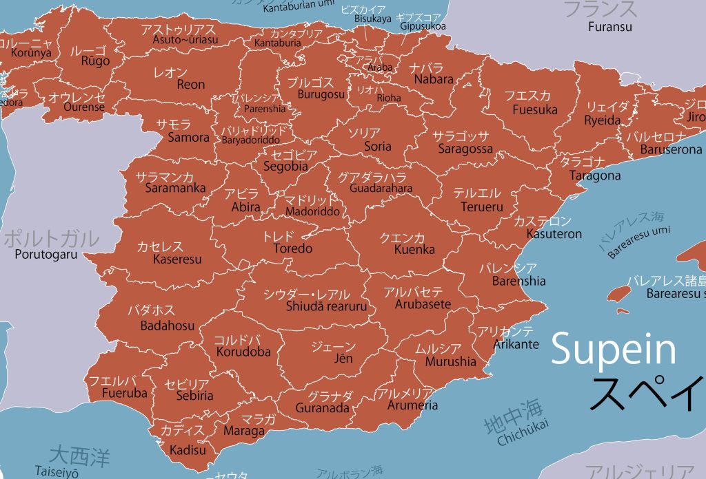 mapa historico de espana