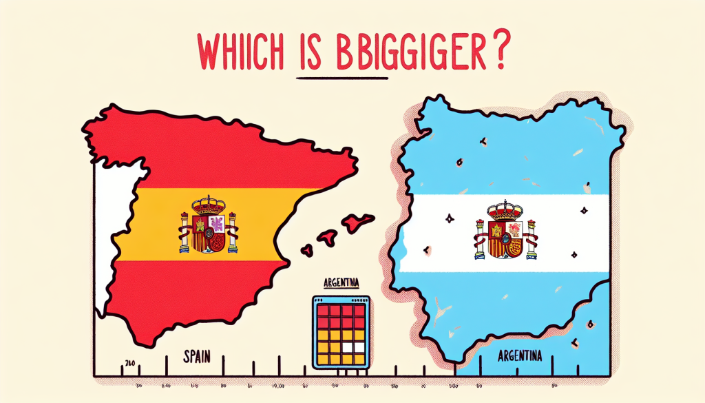 que es mas grande Espano o Argentina
