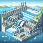 Cómo funciona una central hidroeléctrica y una presa para generar energía