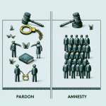 Diferencia entre indulto y amnistía: en derecho y política