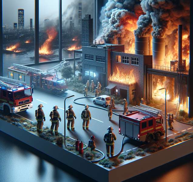 Imagen ilustrativa sobre riesgos de incendios de sexta generación y medidas de prevención.