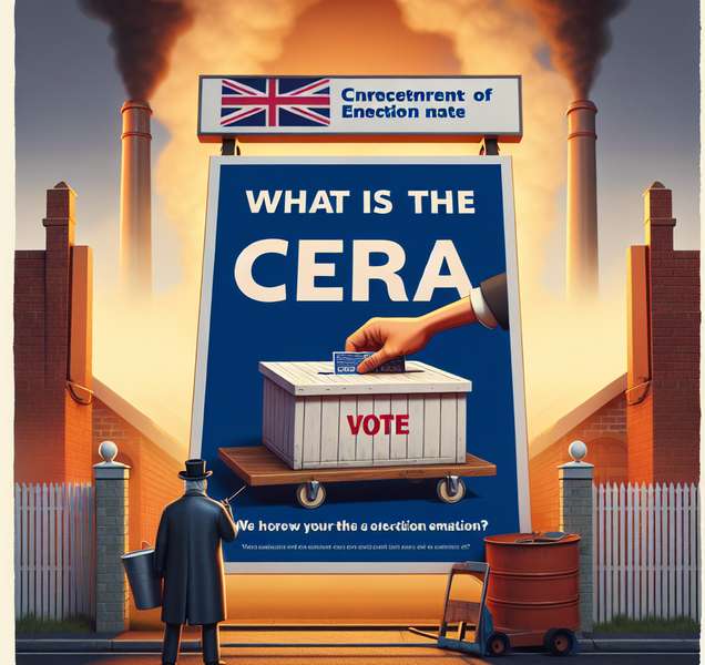 Imagen de un cartel electoral con la pregunta ¿Qué es el voto CERA?, resaltando su impacto en la desinformación electoral.