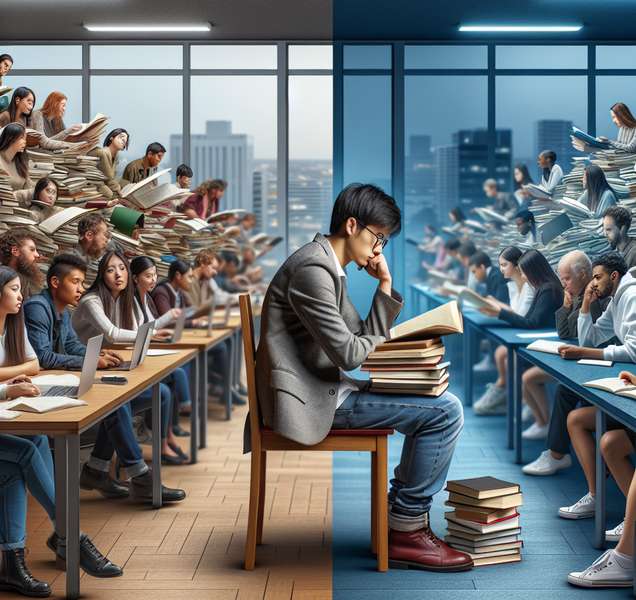 'Comparación entre la evaluación continua y la evaluación única en el ámbito universitario'.