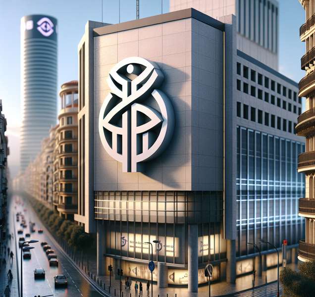 Logo de Sareb, el banco malo de la crisis financiera, con sede en Madrid.