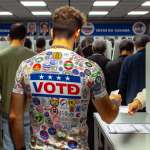 Se puede votar con camisetas con propaganda electoral