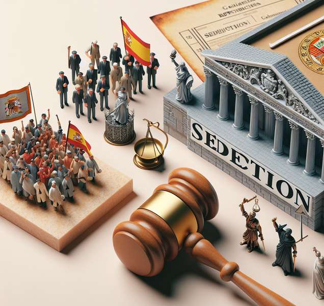 Imagen ilustrativa sobre el concepto de sedición en España y su aplicación legal.