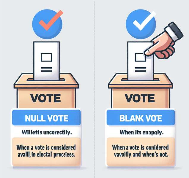 Diferencia entre voto nulo y voto en blanco: conoce cuándo se considera válido tu voto en las elecciones.